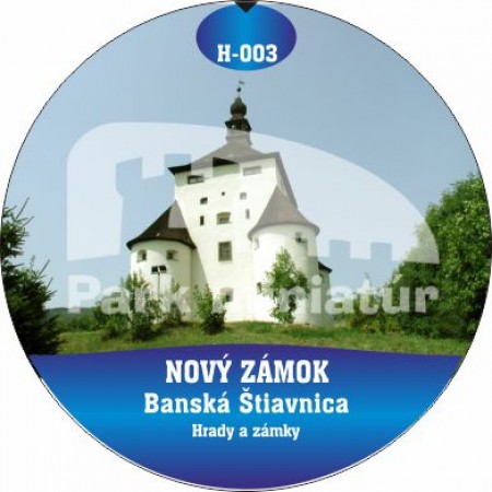 Button Hrady 003 Nový zámok, Banská Štiavnica