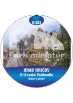 Button Hrady 033 Hrad Hričov II, Hričovské Podhradie