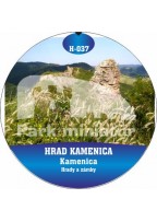 Button Hrady 037 Hrad Kamenica, Kamenica