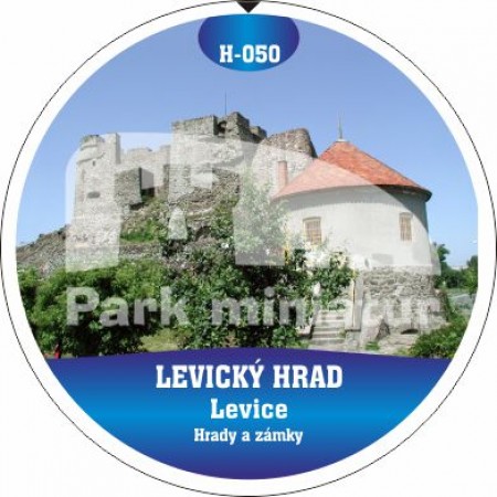 Button Hrady 050 Levický hrad, Levice