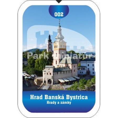 Button obdĺžnik Hrady 002 Hrad Banská Bystrica, Banská Bystrica
