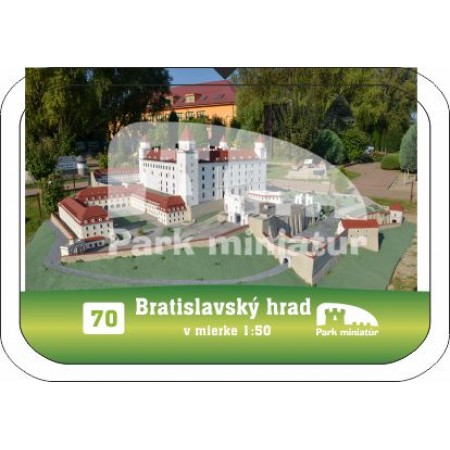 Button obdĺžnik PM model 059 Bratislavský hrad