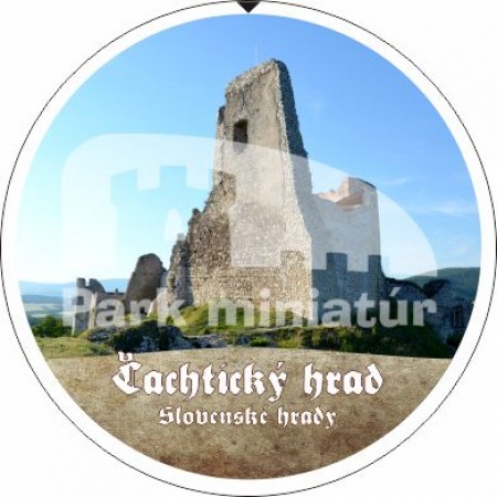 Button edícia Čachtice – Čachtický hrad 02
