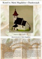 Papierový model Kostol Danišovce