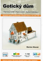 Papierový model Gotický dům