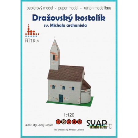 Papierový model Kostol Dražovce