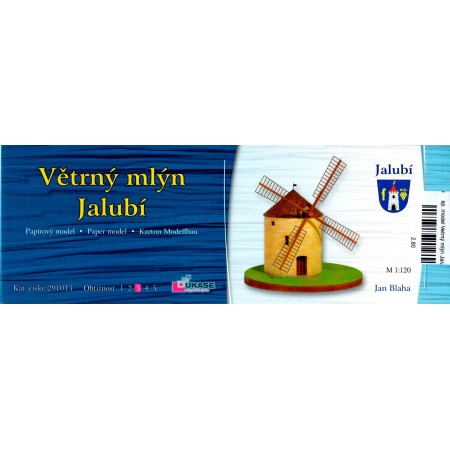 Papierový model Větrný mlýn, Jalubí