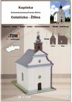 Papierový model Kaplnka Sedembolestnej Panny Márie Celulózka - Žilina