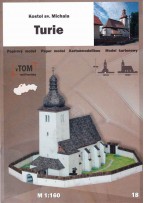Papierový model Kostol sv. Michala, Turie