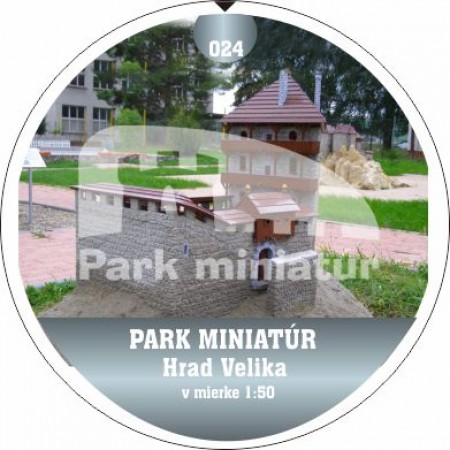 Button PM model 024 Hrad Velika (Chorvátsko)