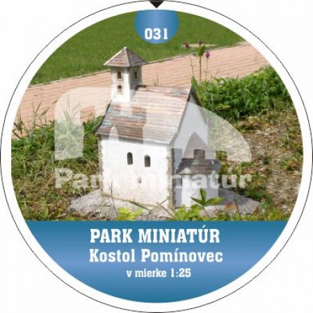 Button PM model 031 Kostol Pominovec