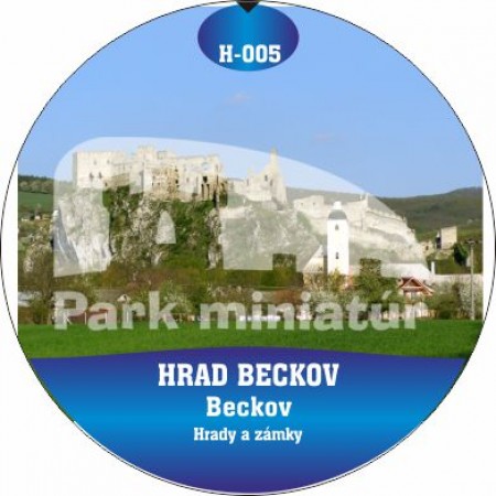 Button Hrady 005 Hrad Beckov I, Beckov