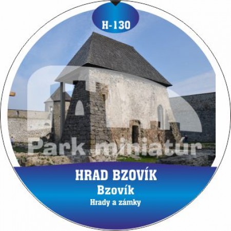 Button Hrady 130 Hrad Bzovík