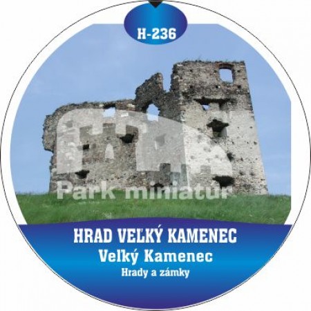 Button Hrady 236 Hrad Veľký Kamenec