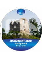 Button Hrady 244 Hanigovce hrad