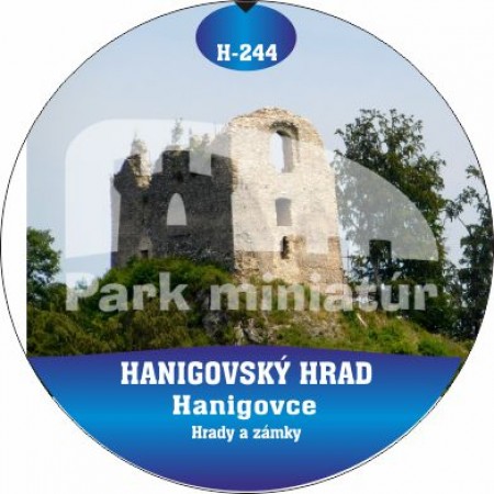 Button Hrady 244 Hanigovce hrad