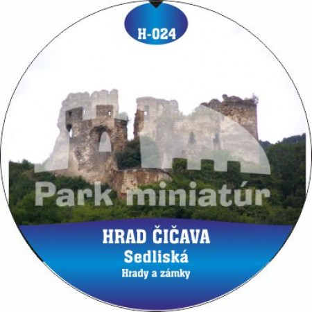 Button Hrady 024 Hrad Čičava, Sedliská
