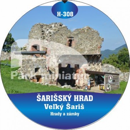 Button Hrady 308 Šariš hrad III