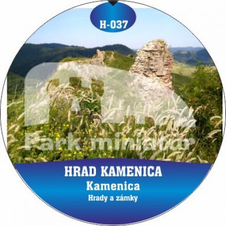 Button Hrady 037 Hrad Kamenica, Kamenica