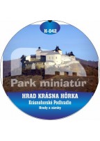 Button Hrady 042 Hrad Krásna Hôrka I, Krásnohorské Podhradie