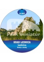 Button Hrady 047 Hrad Lednica I, Lednica