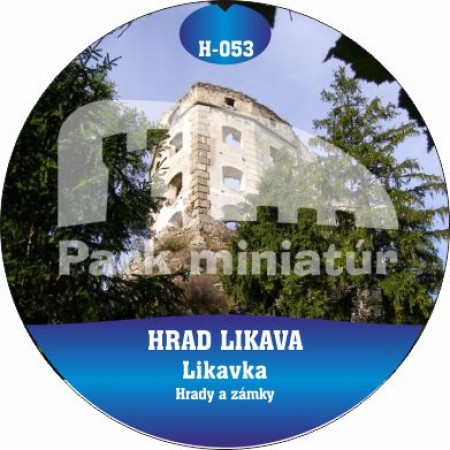 Button Hrady 053 Hrad Likava I, Likavka
