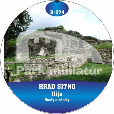 Button Hrady 074 Hrad Sitno, Ilija