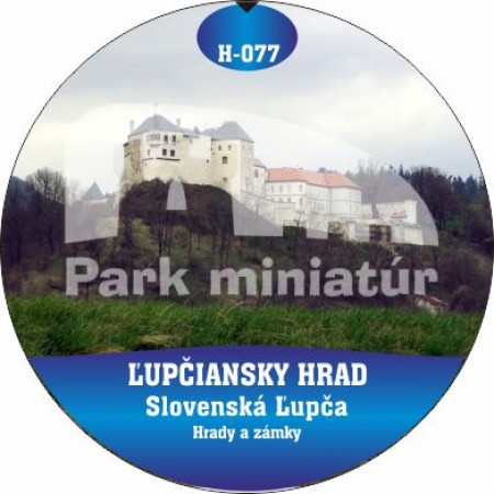 Button Hrady 077 Ľupčiansky hrad I, Slovenská Ľupča