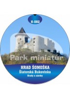 Button Hrady 082 Hrad Šomoška II, Šiatorská Bukovinka 