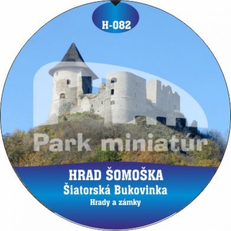 Button Hrady 082 Hrad Šomoška II, Šiatorská Bukovinka 