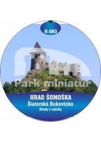 Button Hrady 083 Hrad Šomoška III, Šiatorská Bukovinka 