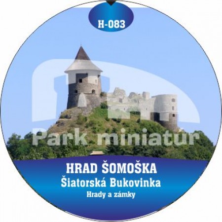 Button Hrady 083 Hrad Šomoška III, Šiatorská Bukovinka 