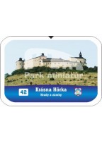 Button obdĺžnik Hrady 042 Hrad Krásna Hôrka, Krásnohorské Podhradie