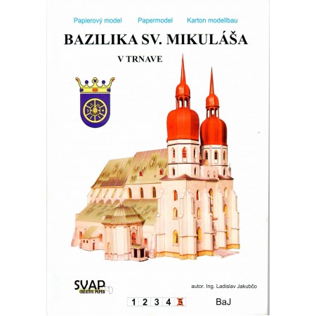 Papierový model Bazilika sv. Mikuláša, Trnava 