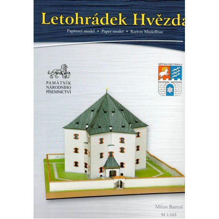 Papierový model Letohrádek Hvězda, Praha