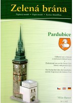 Papierový model Zelená brána, Pardubice
