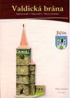 Papierový model Valdická brána, Jičín