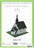 Papierový model Kostol Žilina Dolné Rudiny