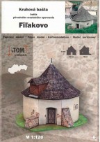 Papierový model Kruhová bašta Fiľakovo