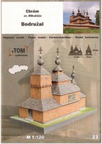 Papierový model Chrám sv. Mikuláša Bodružal