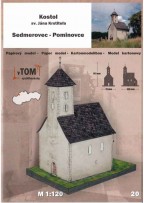 Papierový model Kostol sv. Jána Krstiteľa, Sedmerovec - Pominovce