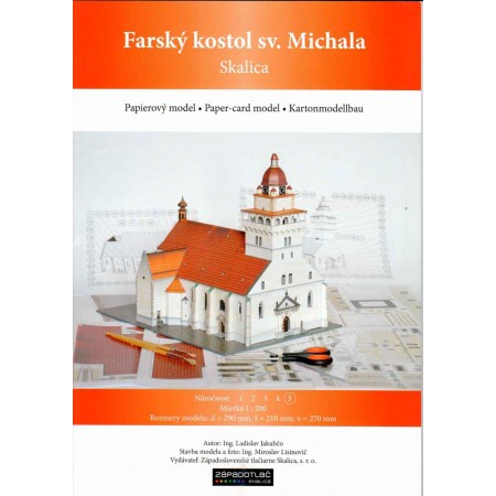 Papierový model Farský kostol Skalica