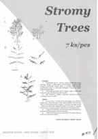 Papierový model Stromy 7ks