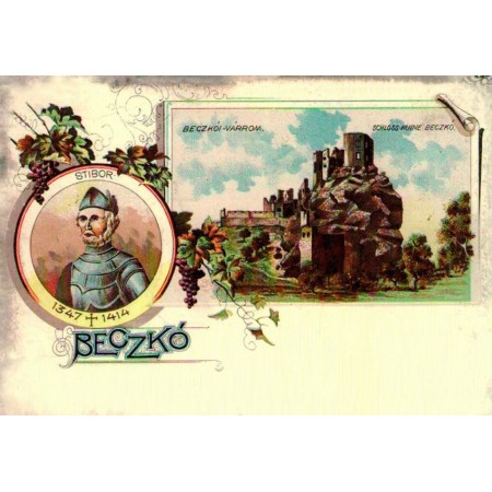 Pohľadnica Beczko 1902
